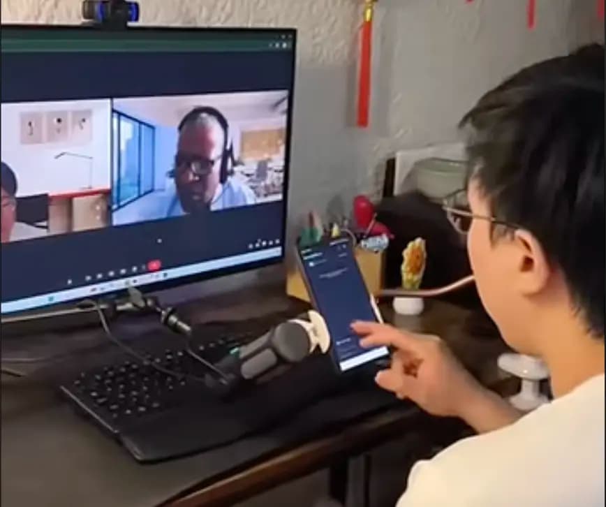 Using Mobile Phones During Interview